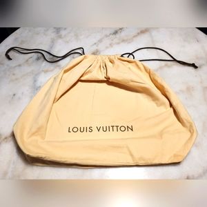 Large Louis Vuitton Dust Bag w Drawstring Authentic LV